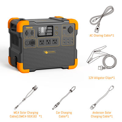 2200W純粋正弦波インバーターと2時間充電時間を備えた軽量ポータブルリチウム電池ソーラー発電機