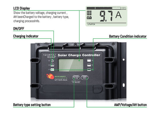 良い値段 選択可能なリモコンディスプレイ付きのLCD LED 60Amp デジタル太陽電池充電制御器 オンライン