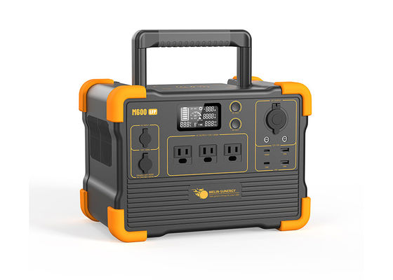 コンパクト LFP リチウム電池 太陽光発電機 1200W インバーターと 614Wh 電池