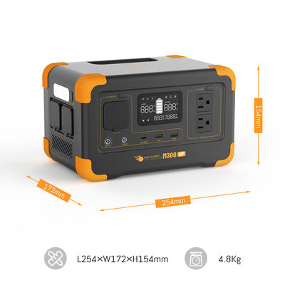 良い値段 300Wインバーター ソーラー 緊急備蓄電源 288Wh リチウムイオン電池 太陽光発電機 オンライン