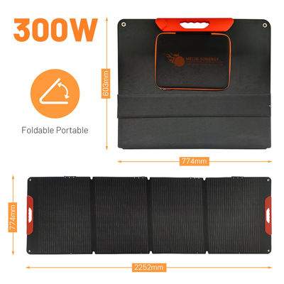 良い値段 ETFE IP65 300W折りたたむ太陽光パネルキット 4X75W携帯スーツケース 太陽光パネル オンライン