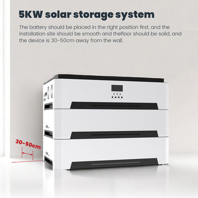 良い値段 5KWオフグリッド太陽光発電貯蔵システム 120 - 500V PV 稼働電圧範囲 オンライン