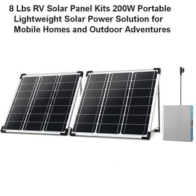 良い値段 8 Lbs RV Solar Panel Kits 200W Portable Lightweight Solar Power Solution for Mobile Homes and Outdoor Adventures オンライン